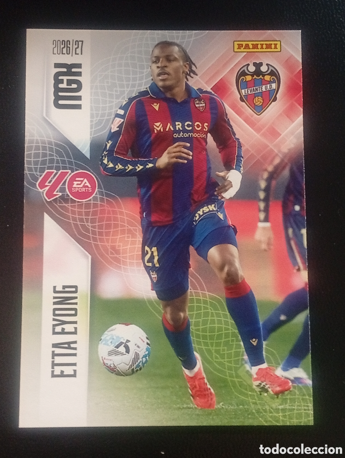 Cromos de f&uacute;tbol: 216 ETTA EYONG LEVANTE MEGACRACKS 2026 2027 26 27 CARDS PANINI