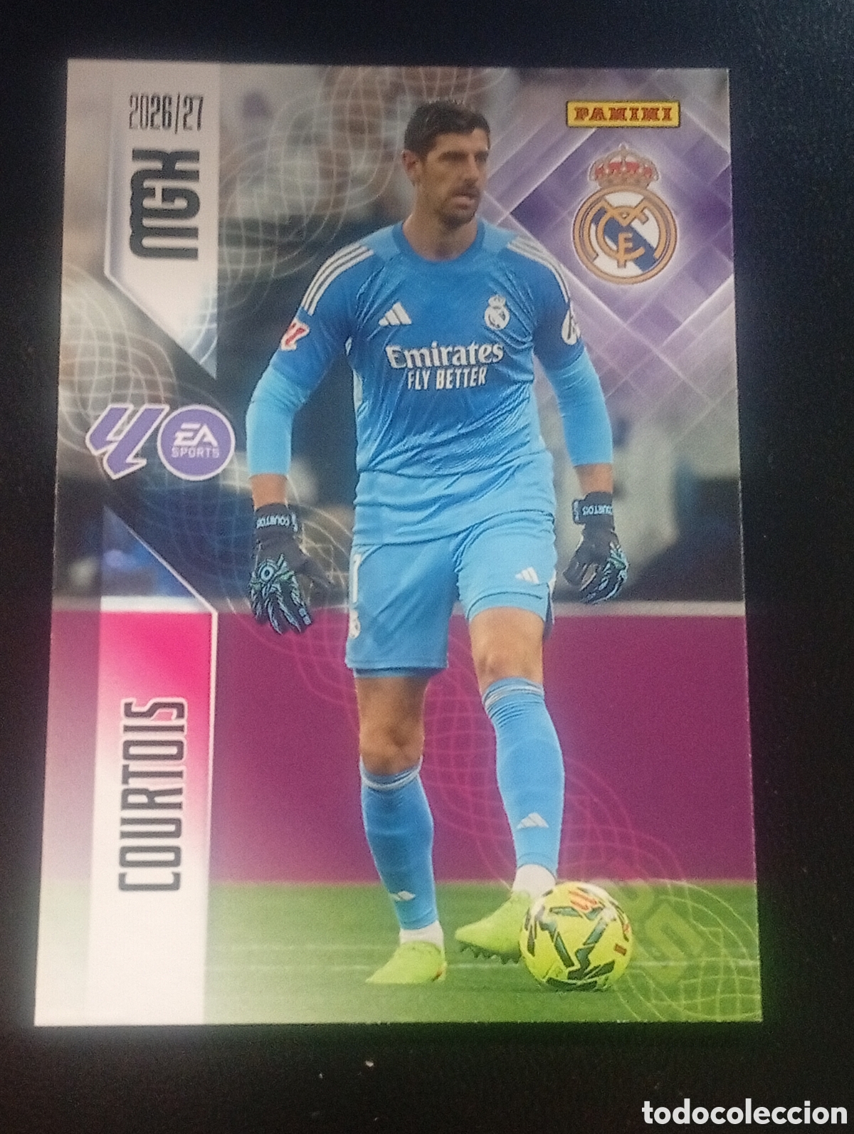 Cromos de f&uacute;tbol: 218 CORTOIS REAL MADRID MEGACRACKS 2026 2027 26 27 CARDS PANINI