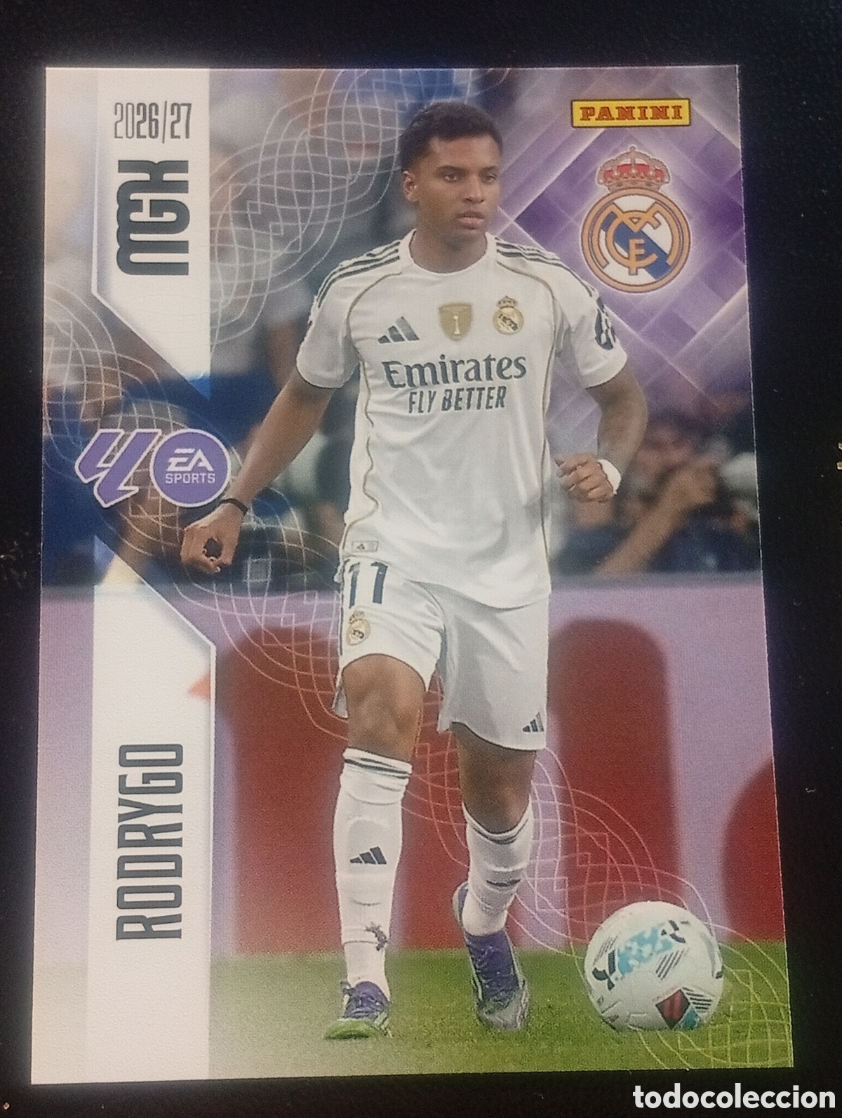 Cromos de f&uacute;tbol: 231 RODRYGO REAL MADRID BRASIL MEGACRACKS 2026 2027 26 27 CARDS PANINI