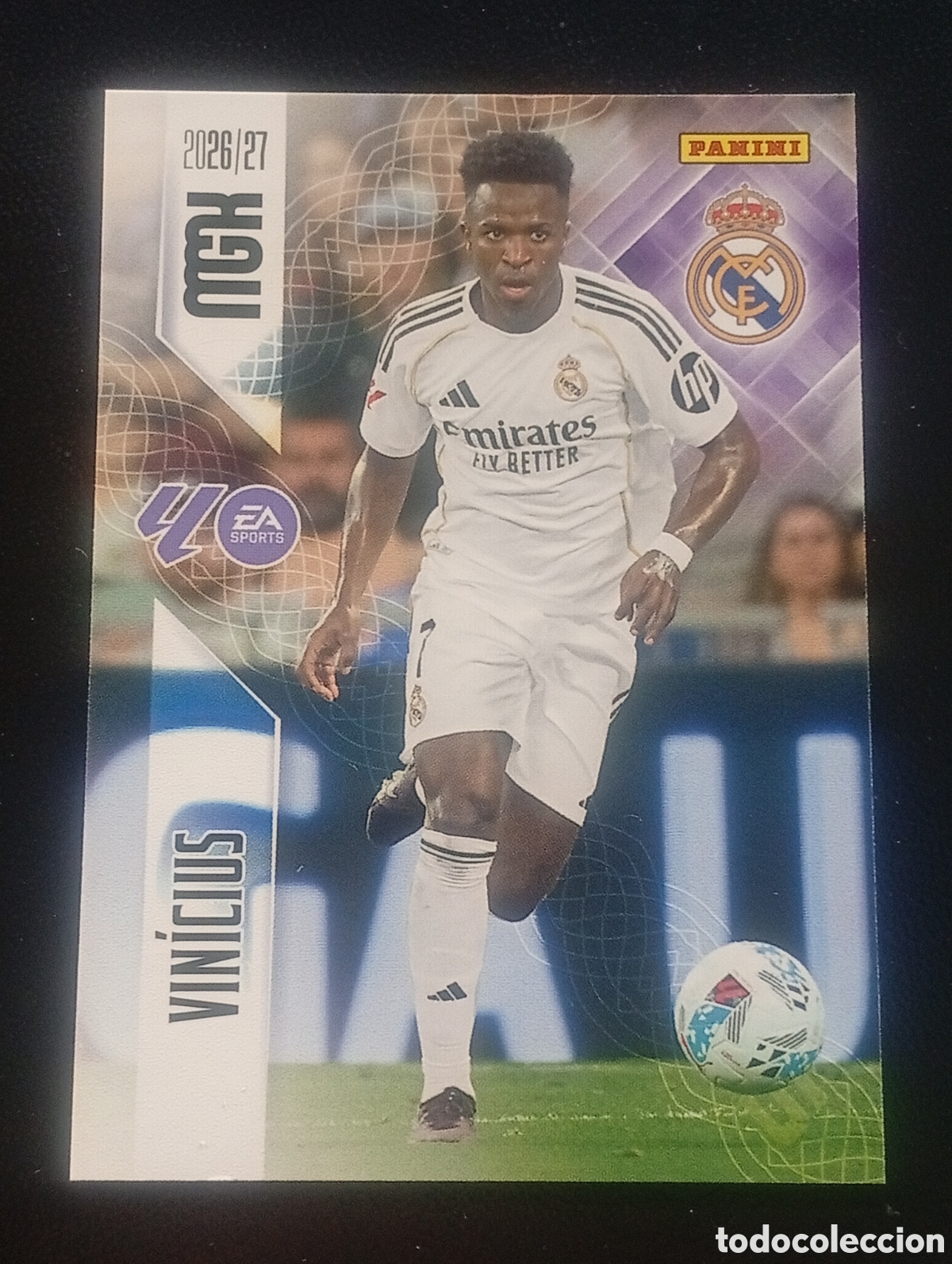 Cromos de f&uacute;tbol: 234 VINI VINICIUS REAL MADRID BRASIL MEGACRACKS 2026 2027 26 27 CARDS PANINI