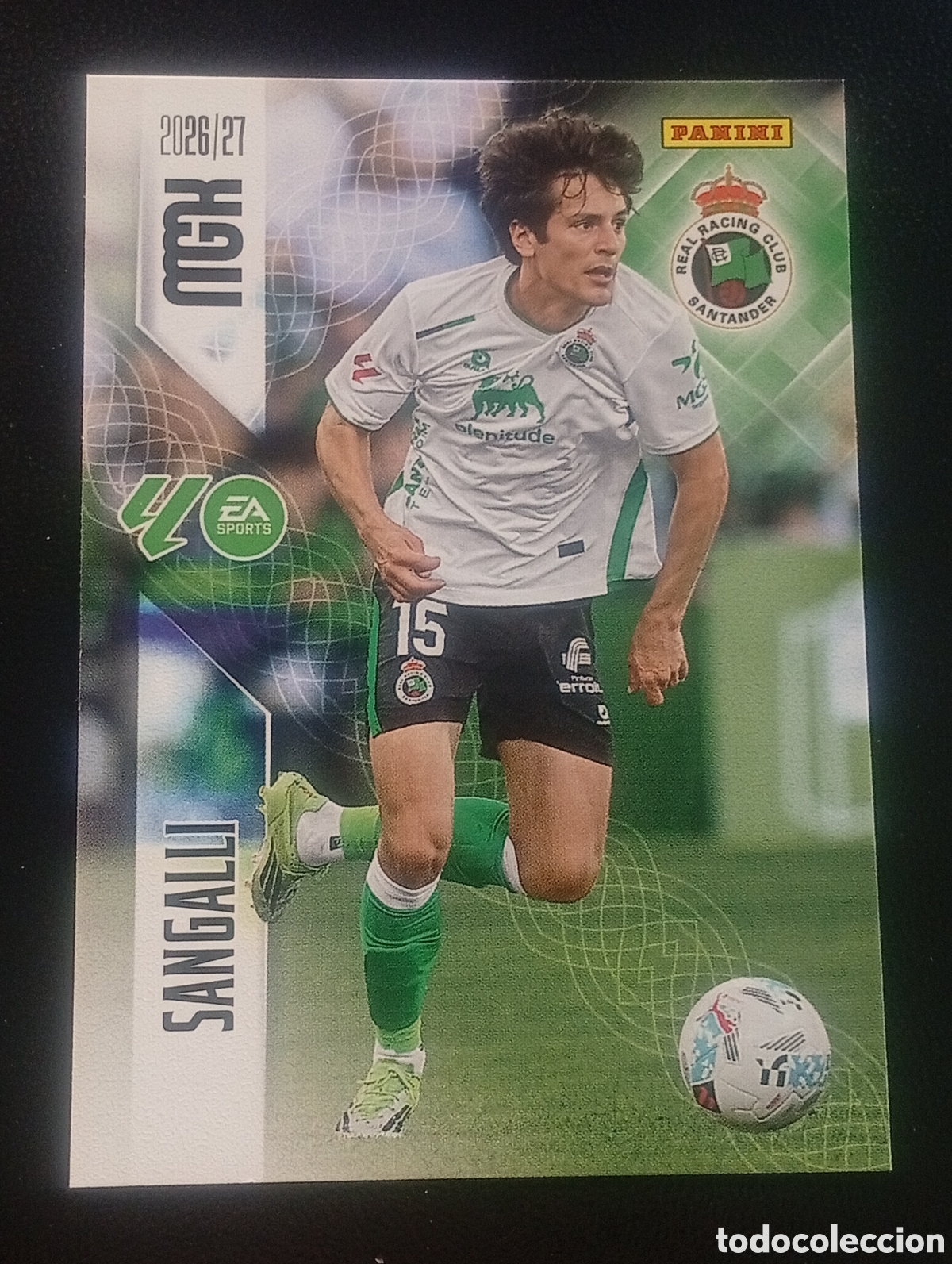 Cromos de f&uacute;tbol: 275 SANGALLI RACING DE SANTANDER MEGACRACKS 2026 2027 26 27 CARDS PANINI