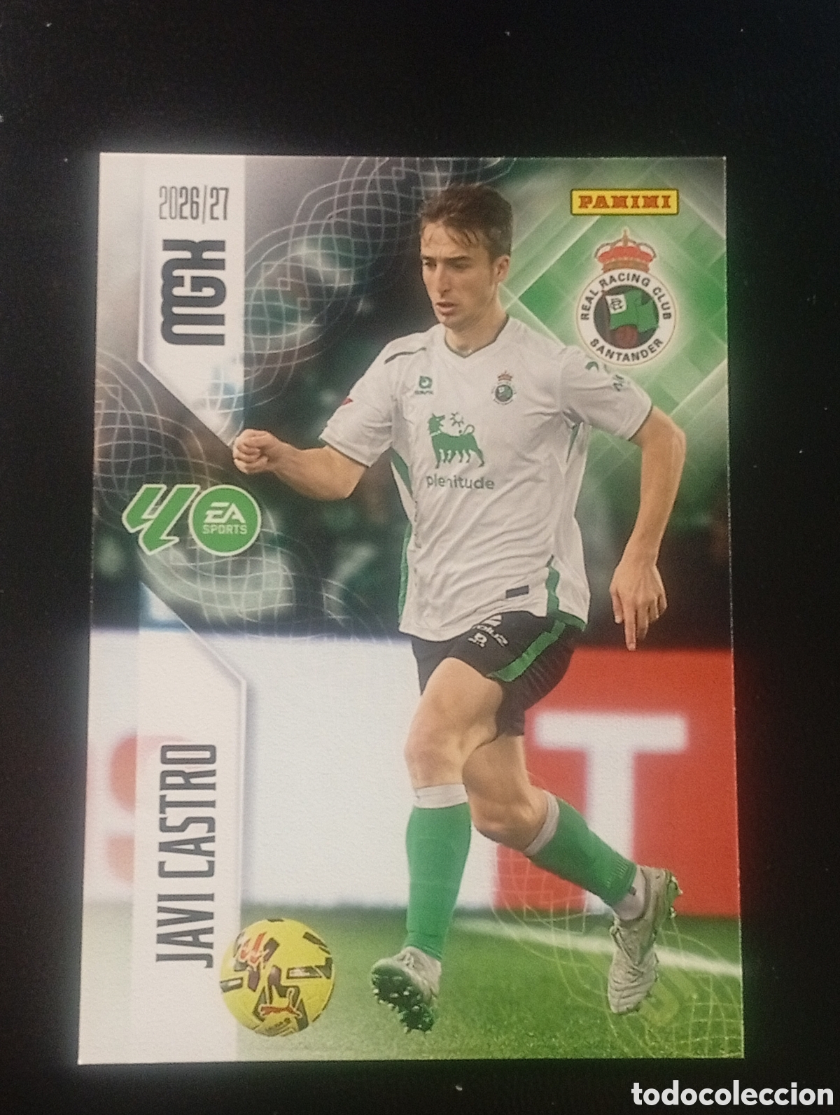 Cromos de f&uacute;tbol: 277 JAVI CASTRO RACING DE SANTANDER MEGACRACKS 2026 2027 26 27 CARDS PANINI