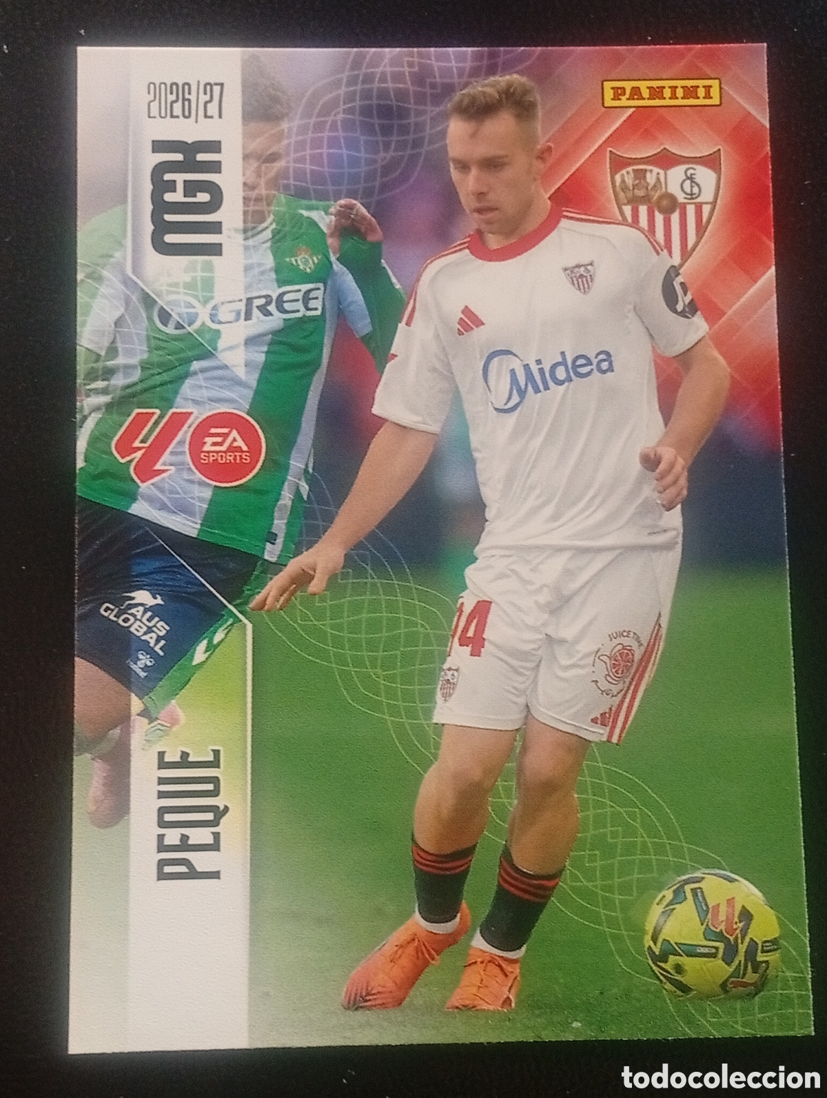 Cromos de f&uacute;tbol: 339 PEQUE SEVILLA MEGACRACKS 2026 2027 26 27 CARDS PANINI