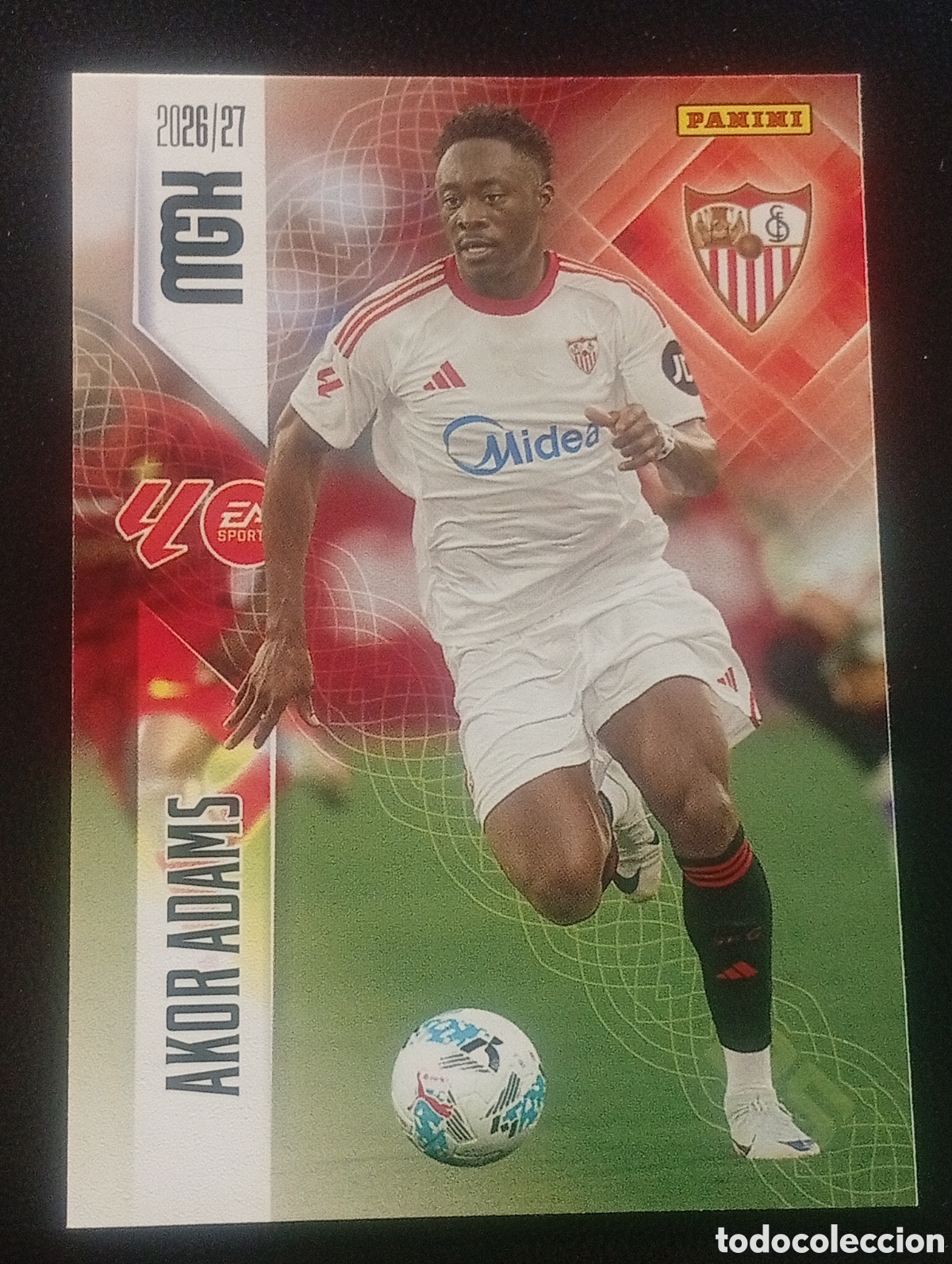 Cromos de f&uacute;tbol: 341 AKOR ADAMS SEVILLA MEGACRACKS 2026 2027 26 27 CARDS PANINI