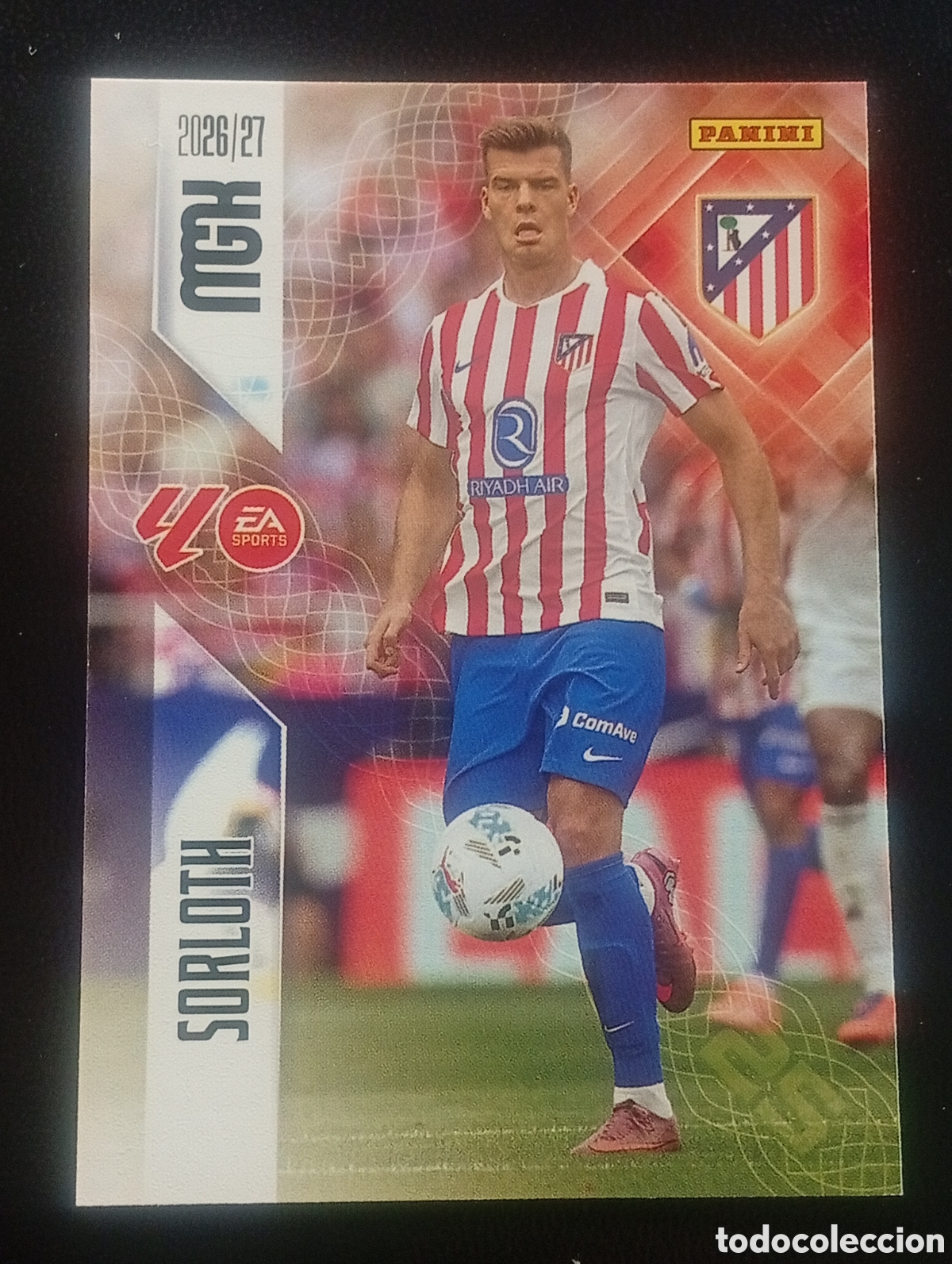 Cromos de f&uacute;tbol: 72 SORLOTH ATL&Eacute;TICO DE MADRID MEGACRACKS 2026 2027 26 27 CARDS PANINI