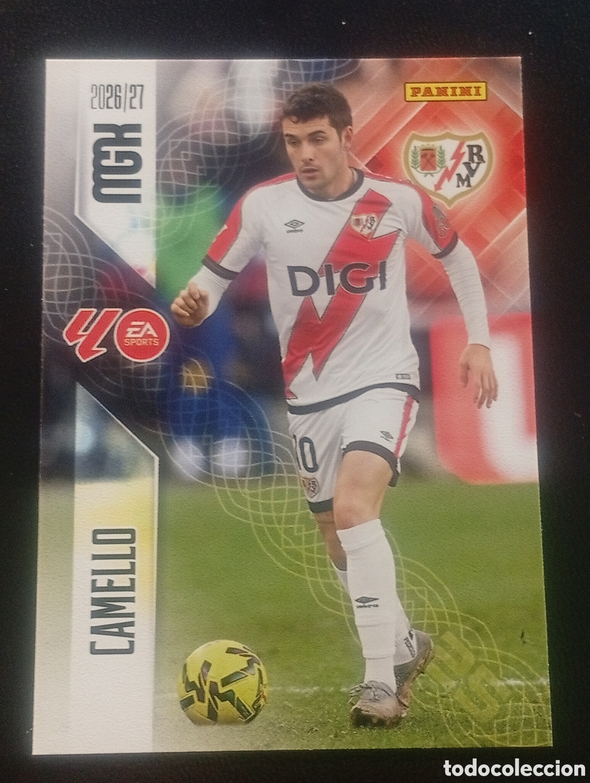 Cromos de f&uacute;tbol: 305 CAMELLO RAYO VALLECANO MEGACRACKS 2026 2027 26 27 CARDS PANINI
