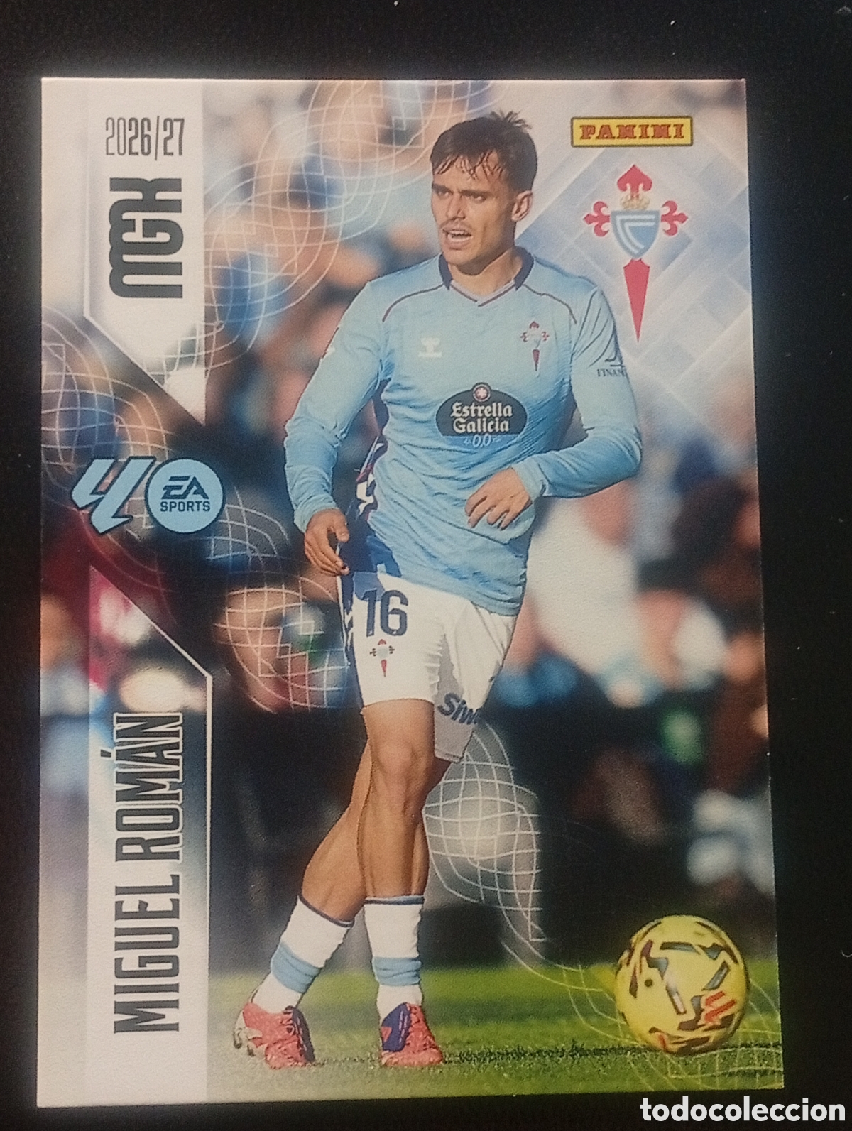 Cromos de f&uacute;tbol: 119 MIGUEL ROMAN CELTA DE VIGO MEGACRACKS 2026 2027 26 27 CARDS PANINI