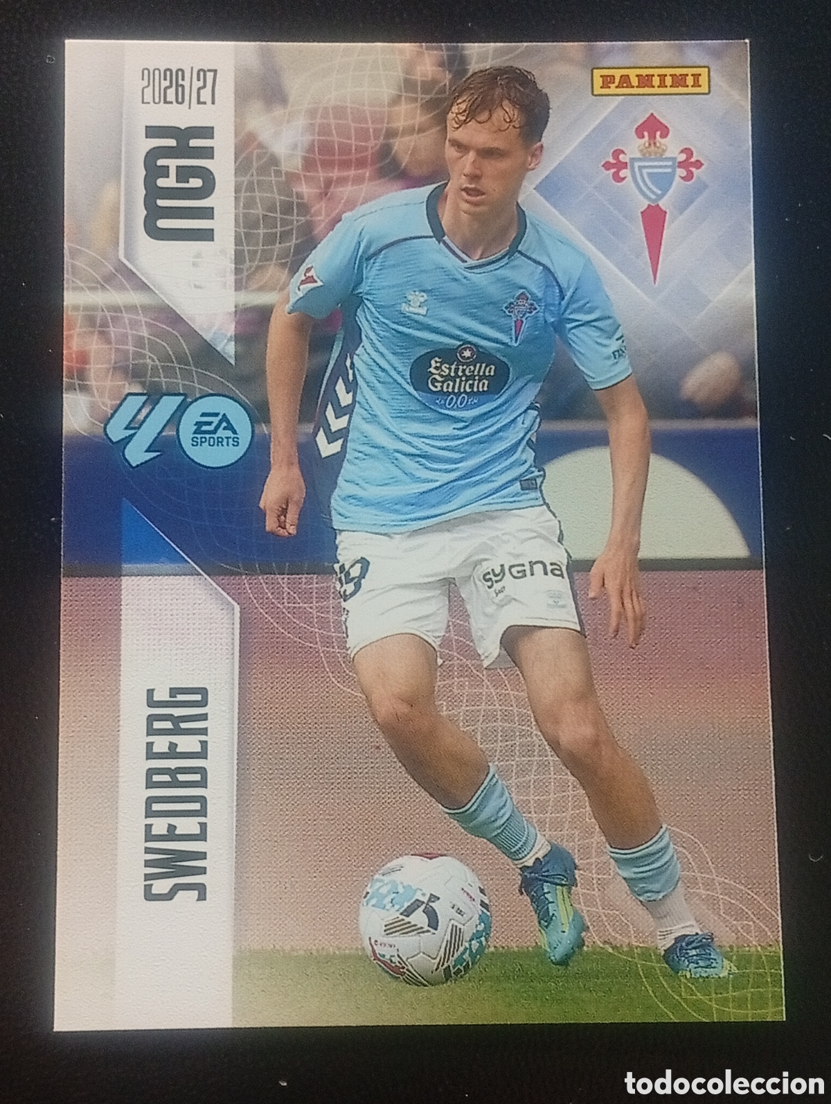 Cromos de f&uacute;tbol: 122 SWEDBERG CELTA DE VIGO MEGACRACKS 2026 2027 26 27 CARDS PANINI