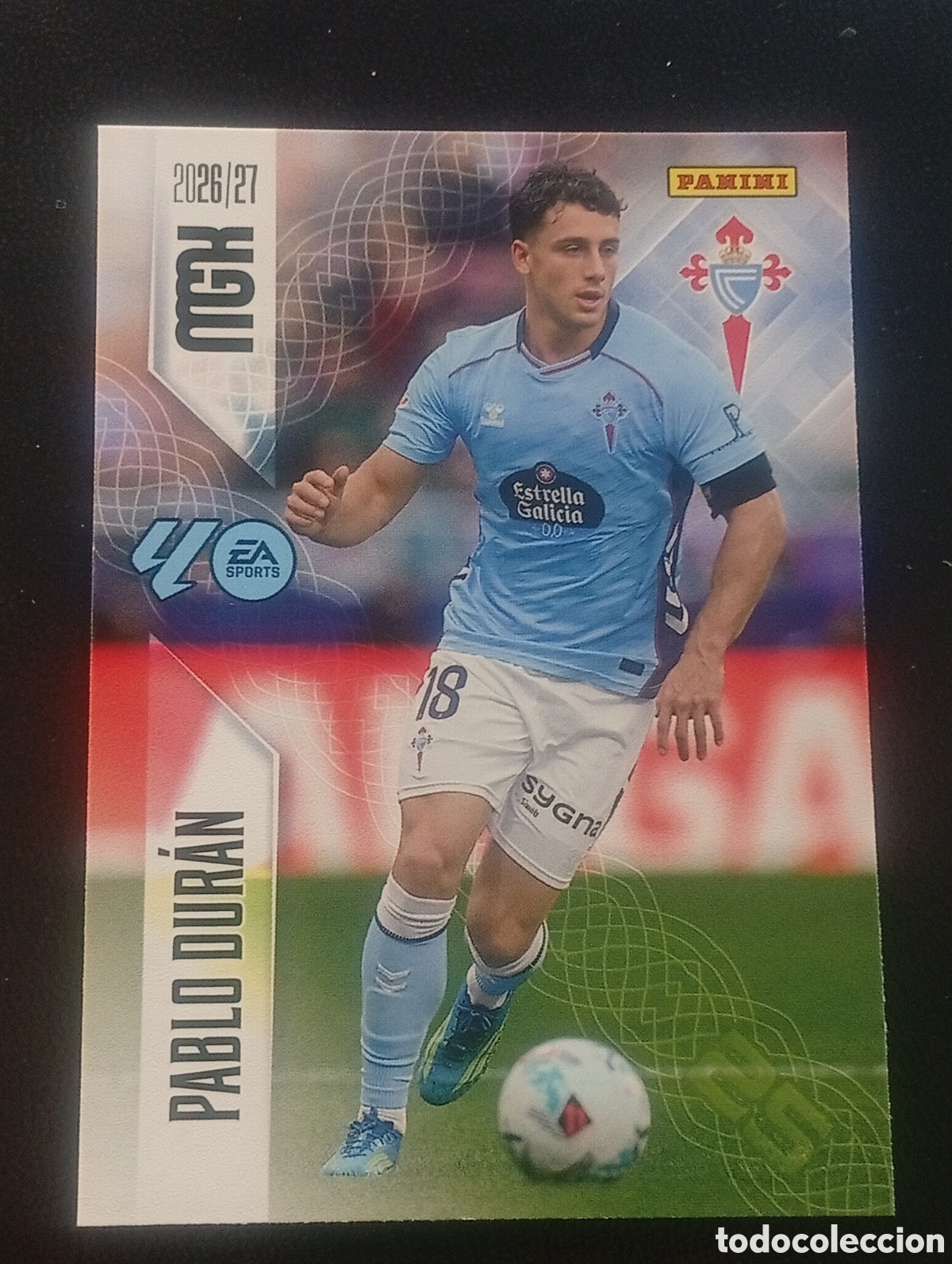 Cromos de f&uacute;tbol: 123 PABLO DURAN CELTA DE VIGO MEGACRACKS 2026 2027 26 27 CARDS PANINI