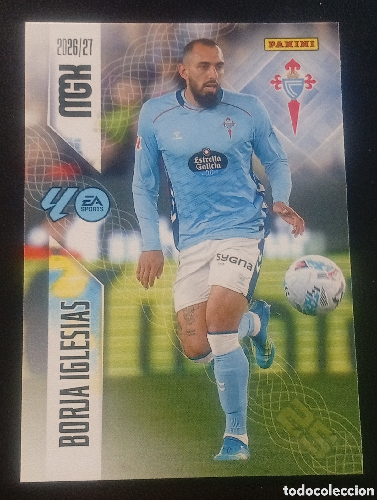 Cromos de f&uacute;tbol: 125 BORJA IGLESIAS CELTA DE VIGO MEGACRACKS 2026 2027 26 27 CARDS PANINI