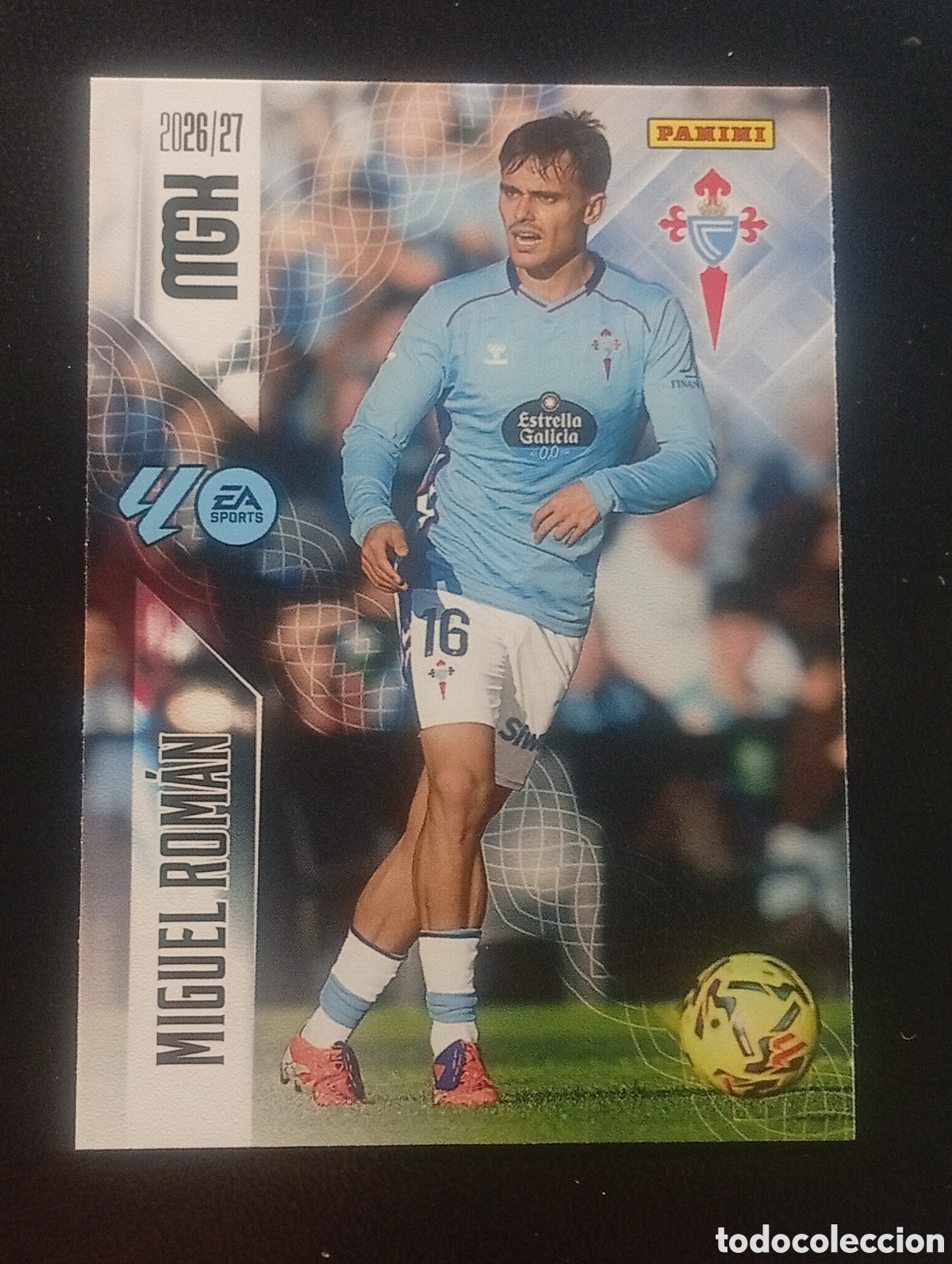 Cromos de f&uacute;tbol: 119 MIGUEL ROMAN CELTA DE VIGO MEGACRACKS 2026 2027 26 27 CARDS PANINI