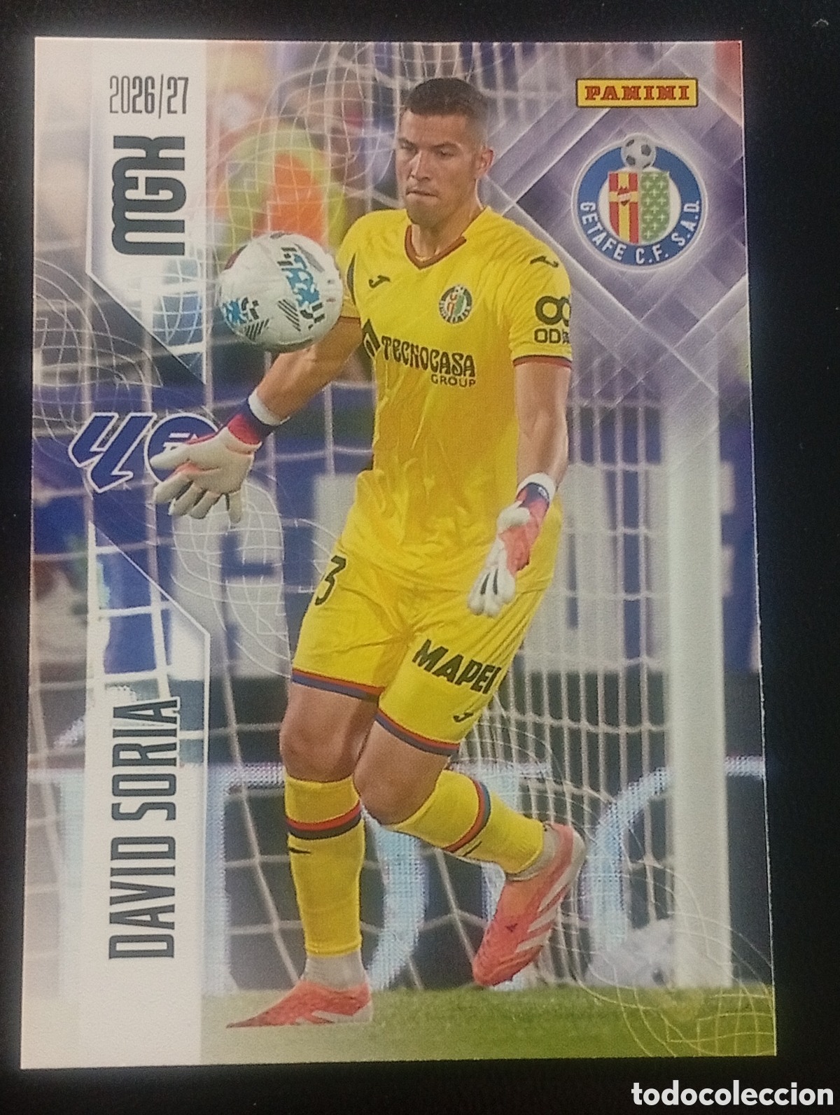 Cromos de f&uacute;tbol: 182 DAVID SORIA GETAFE MEGACRACKS 2026 2027 26 27 CARDS PANINI