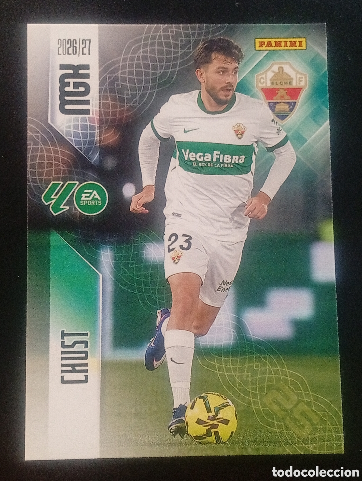 Cromos de f&uacute;tbol: 149 CHUST ELCHE MEGACRACKS 2026 2027 26 27 CARDS PANINI
