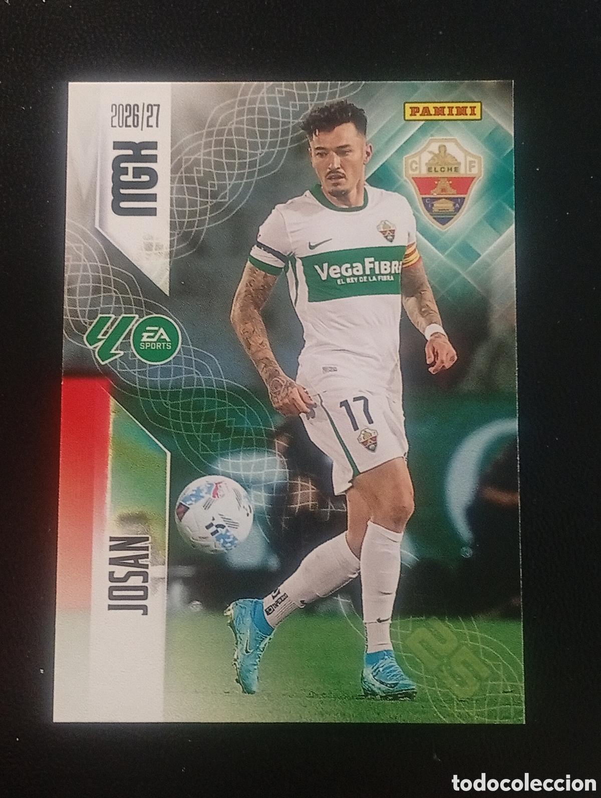 Cromos de f&uacute;tbol: 157 JOSAN ELCHE MEGACRACKS 2026 2027 26 27 CARDS PANINI
