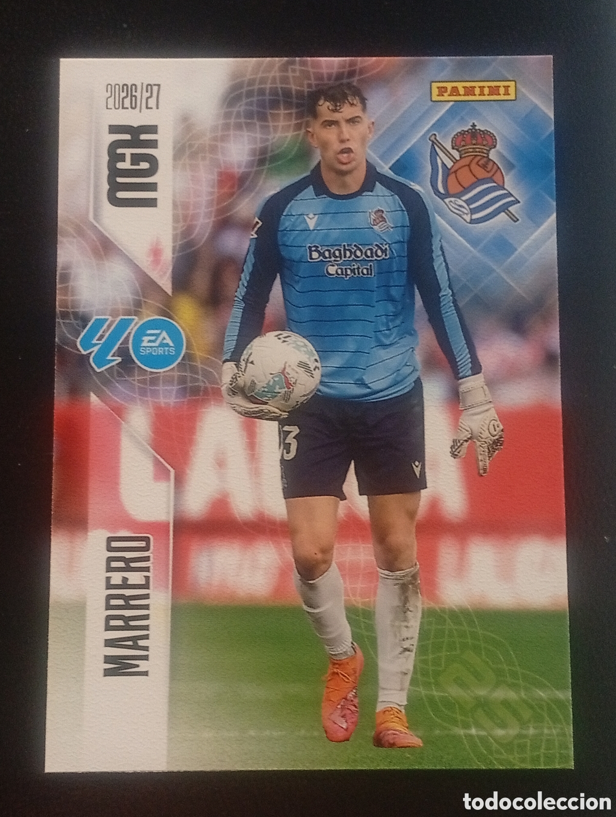 Cromos de f&uacute;tbol: 309 MARRERO REAL SOCIEDAD MEGACRACKS 2026 2027 26 27 CARDS PANINI