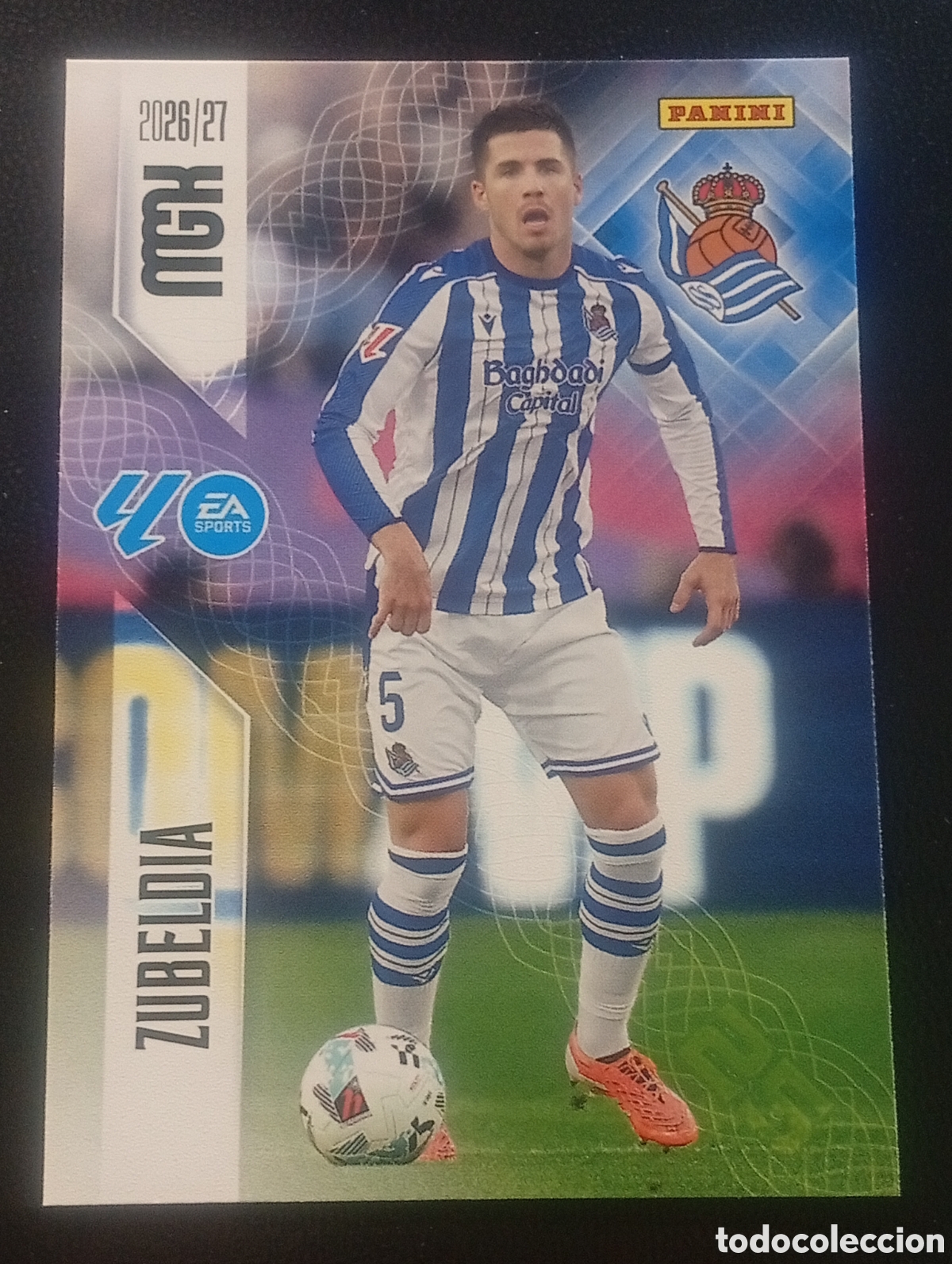 Cromos de f&uacute;tbol: 312 ZUBELDIA REAL SOCIEDAD MEGACRACKS 2026 2027 26 27 CARDS PANINI