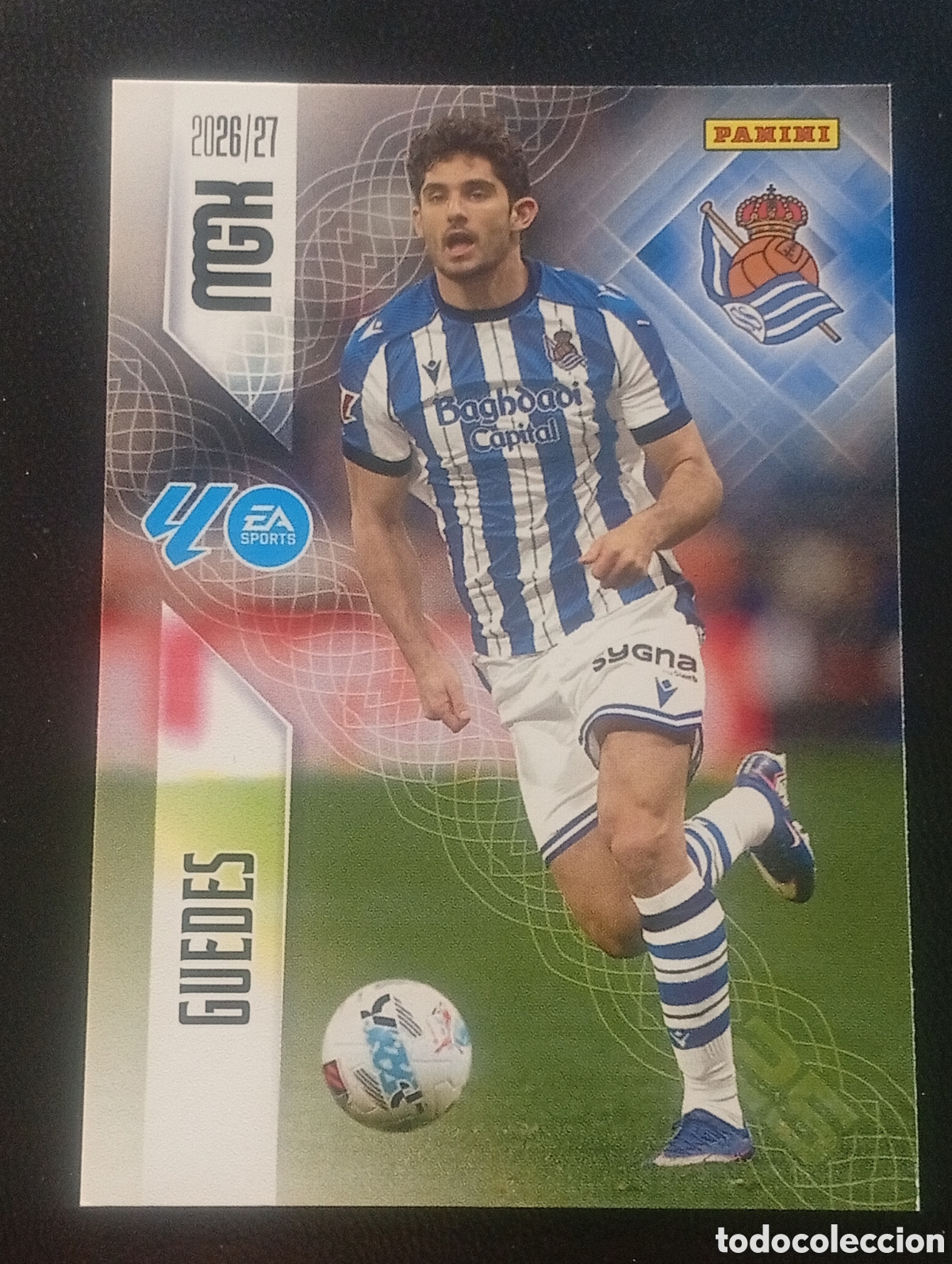 Cromos de f&uacute;tbol: 322 GUEDES REAL SOCIEDAD MEGACRACKS 2026 2027 26 27 CARDS PANINI