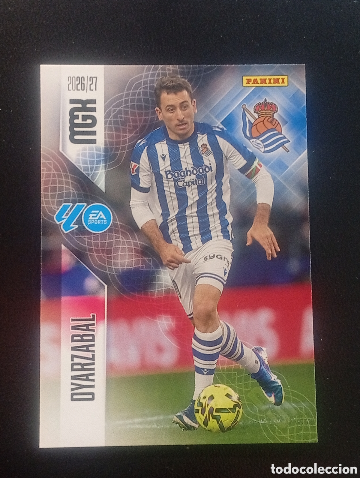 Cromos de f&uacute;tbol: 324 OYARZABAL REAL SOCIEDAD MEGACRACKS 2026 2027 26 27 CARDS PANINI
