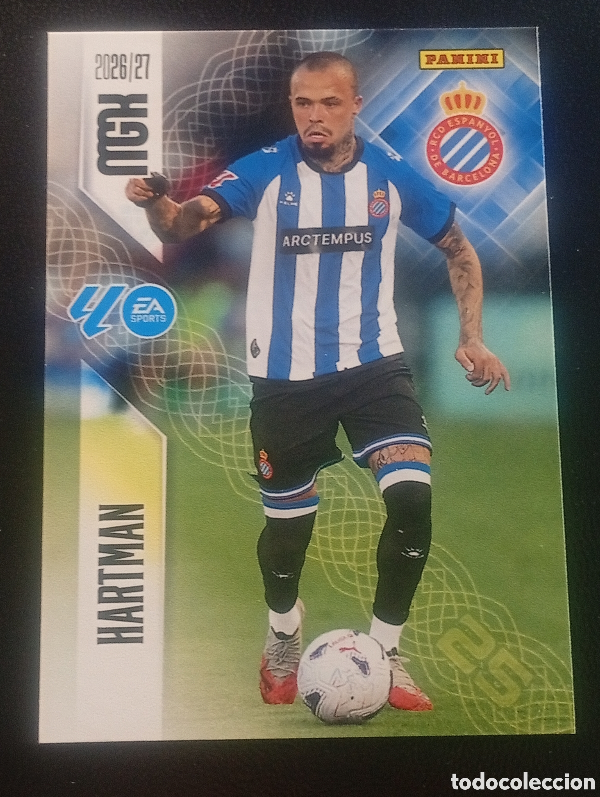 Cromos de f&uacute;tbol: 171 HARTMAN ESPANYOL MEGACRACKS 2026 2027 26 27 CARDS PANINI
