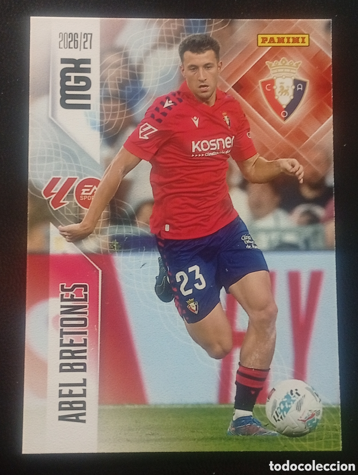 Cromos de f&uacute;tbol: 260 ABEL BRETONES OSASUNA MEGACRACKS 2026 2027 26 27 CARDS PANINI