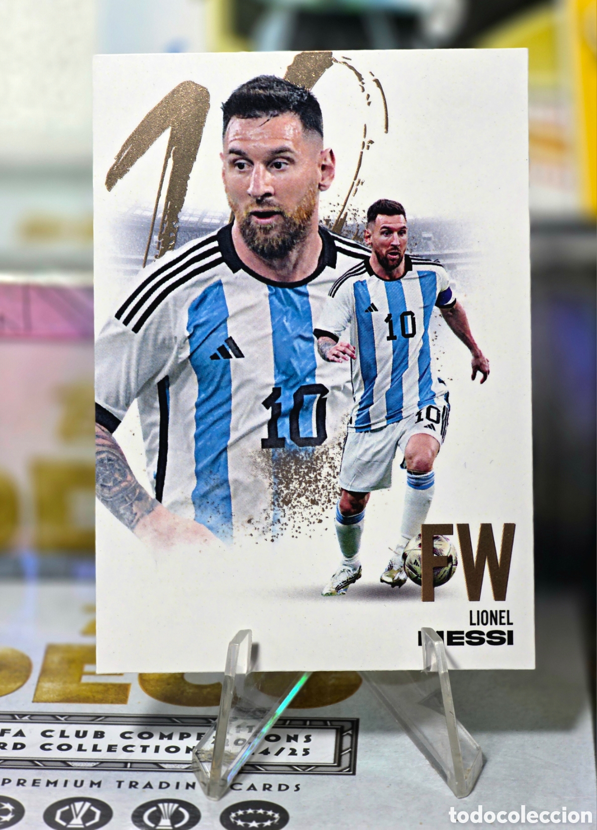 Cromos de f&uacute;tbol: Lionel Messi Futera FX 2024 Argentina