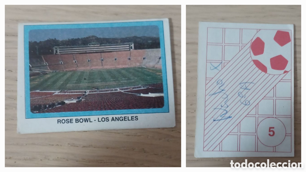 Cromos de f&uacute;tbol: CROMO ESTADIO SEDE ROSE BALL LOS &Aacute;NGELES N 4 EDICIONES ESTADIO MUNDIAL EEUU 94 SIN PEGAR