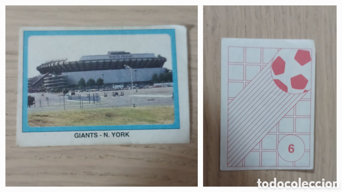 Cromos de f&uacute;tbol: CROMO ESTADIO SEDE GIANTS NUEVA YORK N 6 EDICIONES ESTADIO MUNDIAL EEUU 94 SIN PEGAR