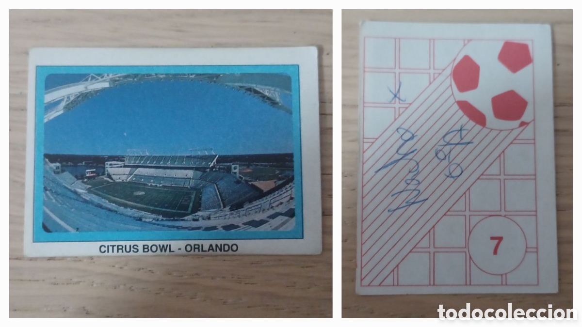 Cromos de f&uacute;tbol: CROMO ESTADIO SEDE CITRUS BOWL ORLANDO N 7 EDICIONES ESTADIO MUNDIAL EEUU 94 SIN PEGAR