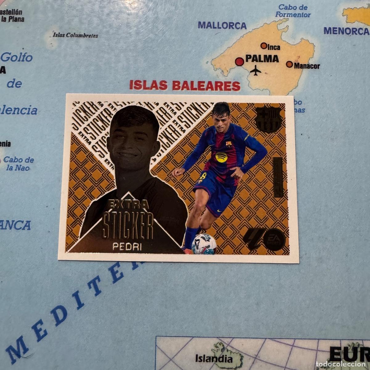 Cromos de f&uacute;tbol: Pedri extra sticker Bronce Del Barcelona cromo de la liga este 26-27 2026-2027