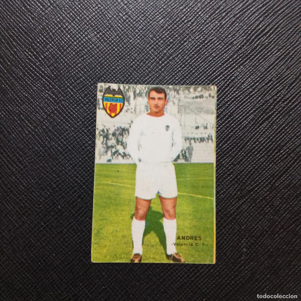 Cromos de f&uacute;tbol: ANDRES VALENCIA FHER 1967 1968 CROMO FUTBOL 67 68 LIGA - SIN PEGAR - A43 PG43