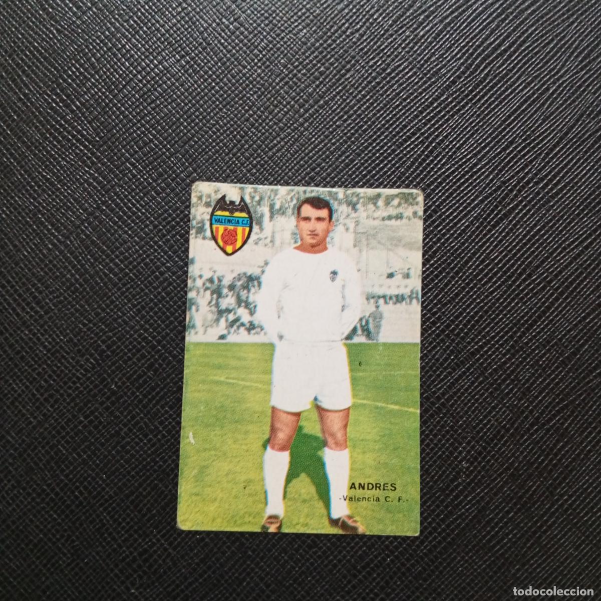 Cromos de f&uacute;tbol: ANDRES VALENCIA FHER 1967 1968 CROMO FUTBOL 67 68 LIGA - SIN PEGAR - A43 PG43 B