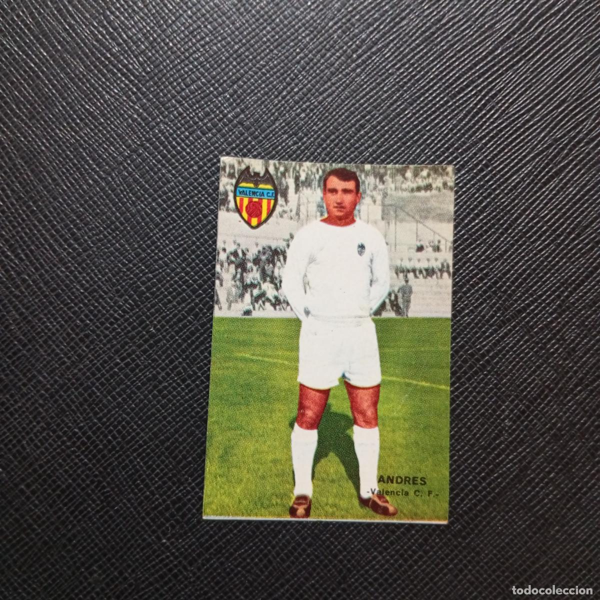 Cromos de f&uacute;tbol: ANDRES VALENCIA FHER 1967 1968 CROMO FUTBOL 67 68 LIGA - SIN PEGAR - A43 PG46 B