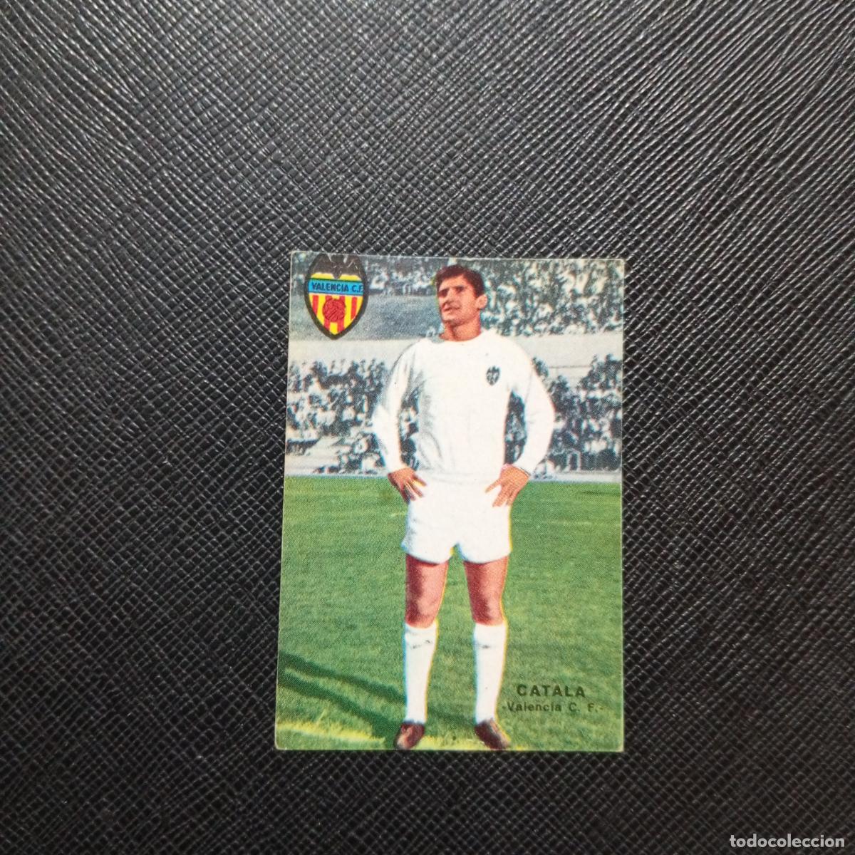 Cromos de f&uacute;tbol: CATALA VALENCIA FHER 1967 1968 CROMO FUTBOL 67 68 LIGA - SIN PEGAR - A45 PG17
