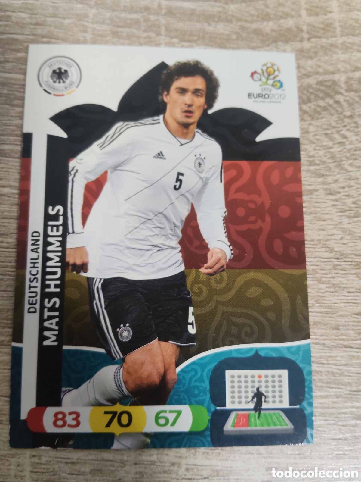 Cromos de f&uacute;tbol: Panini Adrenalyn euro 2012 Mats Hummels Alemania