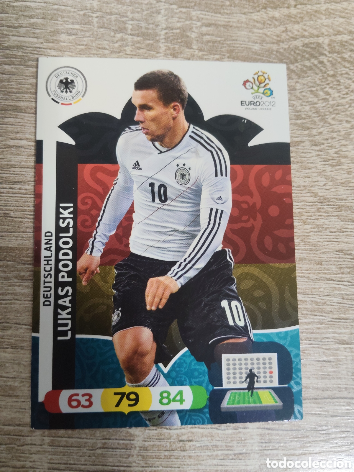 Cromos de f&uacute;tbol: Panini Adrenalyn euro 2012 Lukas Podolski Alemania