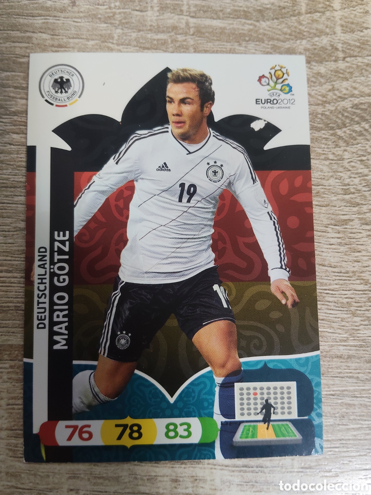 Cromos de f&uacute;tbol: Panini Adrenalyn euro 2012 Mario Gotze Alemania