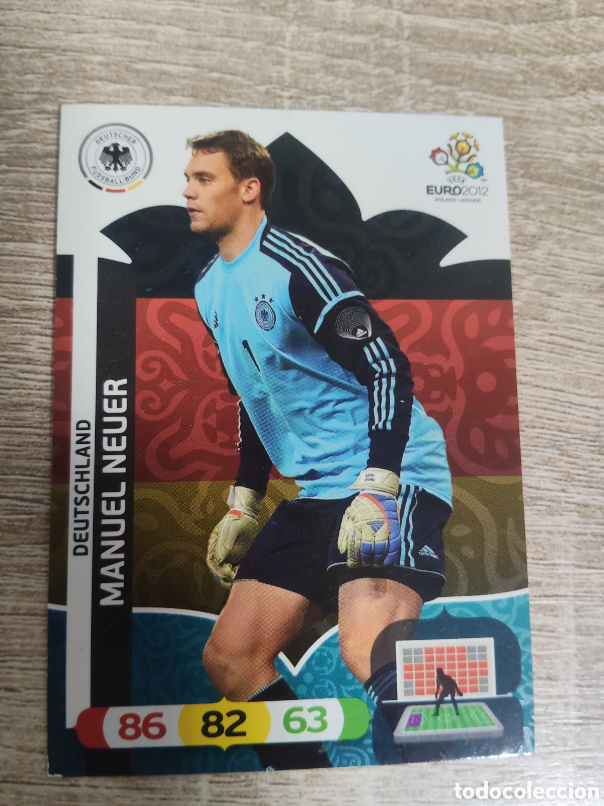 Cromos de f&uacute;tbol: Panini Adrenalyn euro 2012 Manuel Neuer Alemania