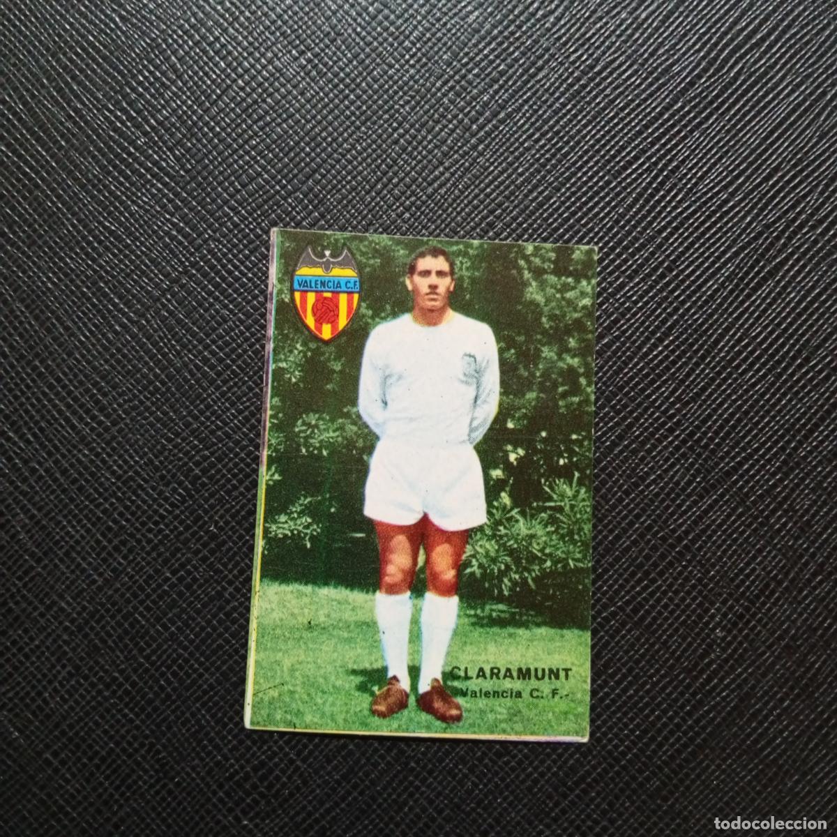 Cromos de f&uacute;tbol: CLARAMUNT VALENCIA FHER 1967 1968 CROMO FUTBOL 67 68 LIGA - SIN PEGAR - A45 PG31
