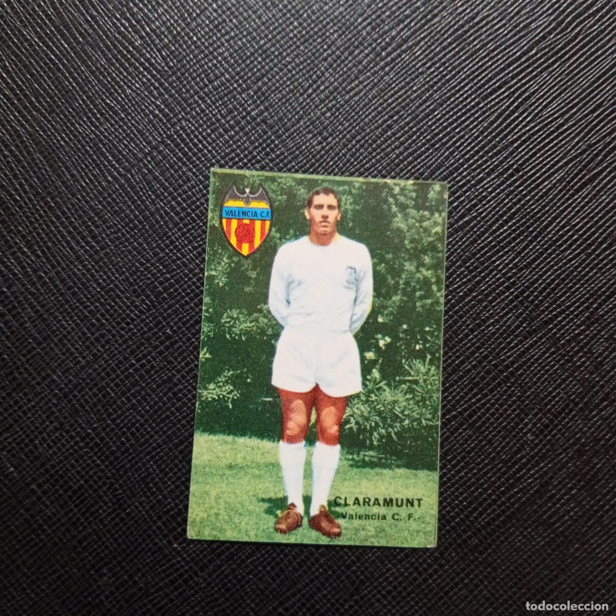 Cromos de f&uacute;tbol: CLARAMUNT VALENCIA FHER 1967 1968 CROMO FUTBOL 67 68 LIGA - SIN PEGAR - A45 PG32