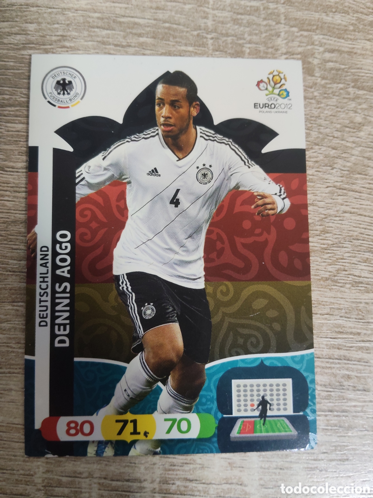 Cromos de f&uacute;tbol: Panini Adrenalyn euro 2012 Dennis Aogo Alemania