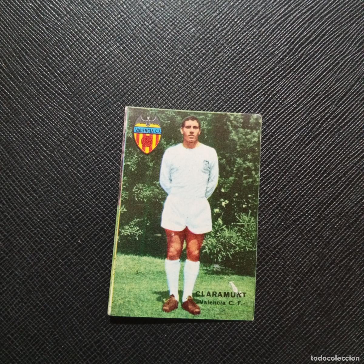 Cromos de f&uacute;tbol: CLARAMUNT VALENCIA FHER 1967 1968 CROMO FUTBOL 67 68 LIGA - SIN PEGAR - A45 PG35 B