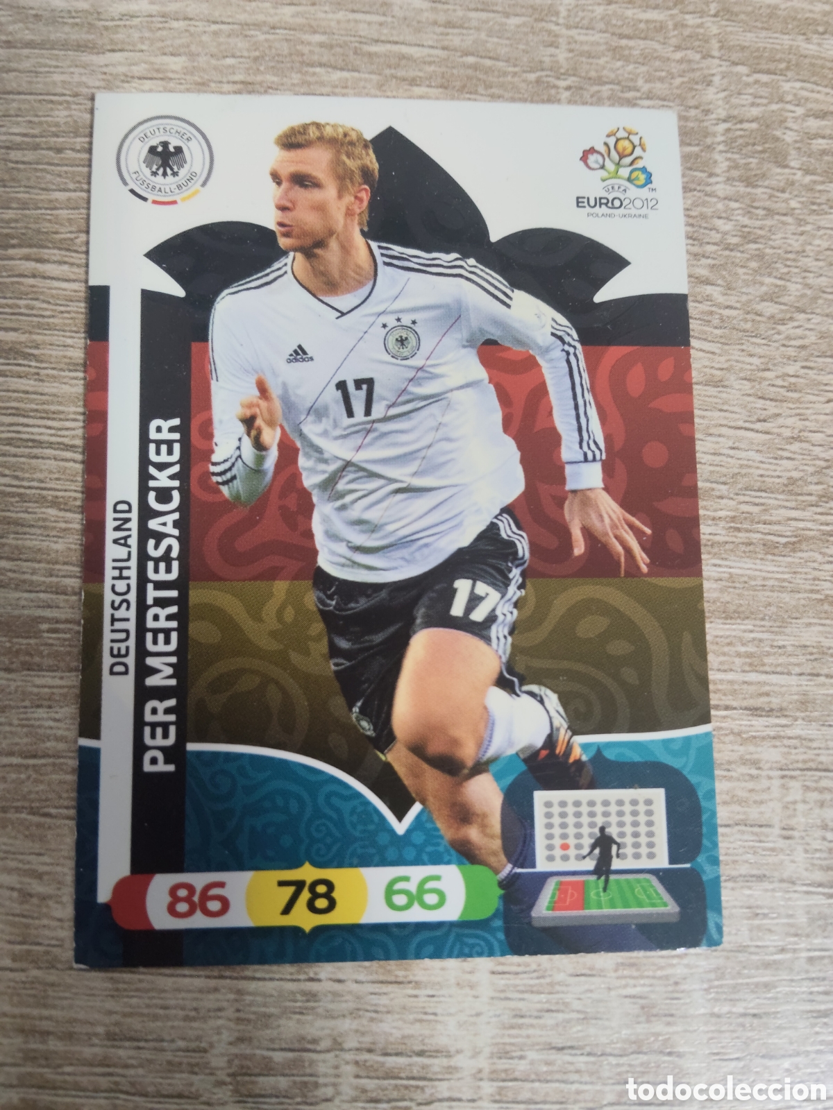 Cromos de f&uacute;tbol: Panini Adrenalyn euro 2012 Per Mertesacker Alemania