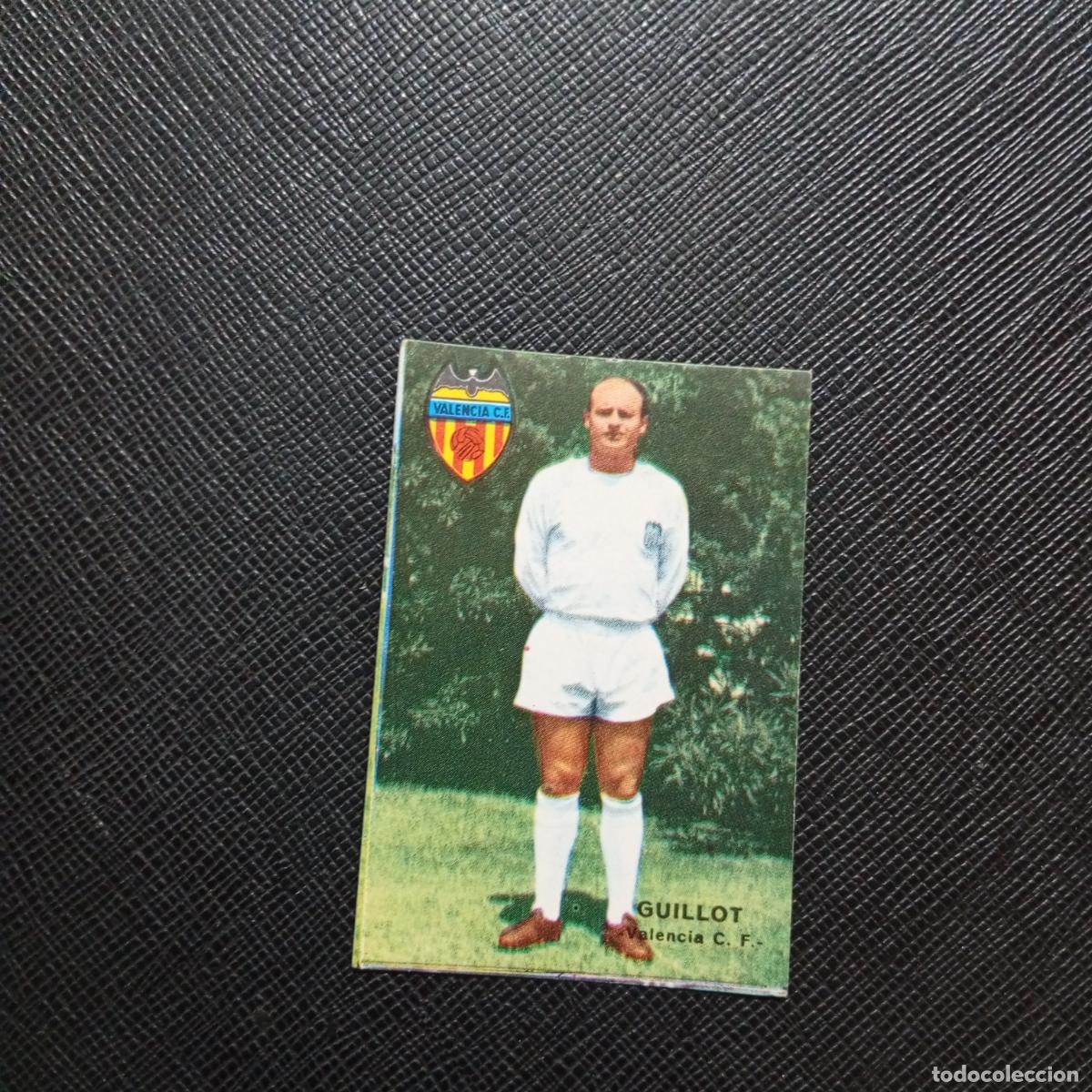 Cromos de f&uacute;tbol: GUILLOT VALENCIA FHER 1967 1968 CROMO FUTBOL 67 68 LIGA - SIN PEGAR - A45 PG39