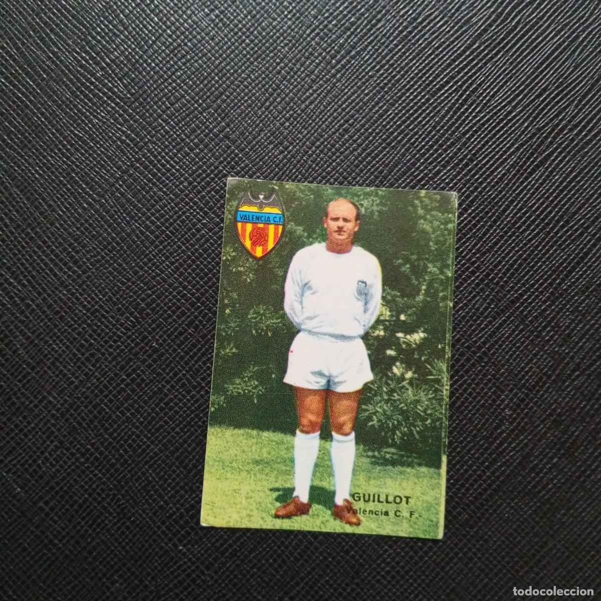 Cromos de f&uacute;tbol: GUILLOT VALENCIA FHER 1967 1968 CROMO FUTBOL 67 68 LIGA - SIN PEGAR - A45 PG43