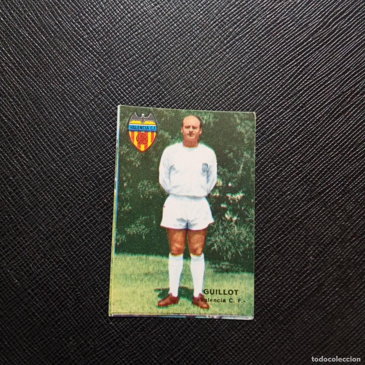 Cromos de f&uacute;tbol: GUILLOT VALENCIA FHER 1967 1968 CROMO FUTBOL 67 68 LIGA - SIN PEGAR - A45 PG45