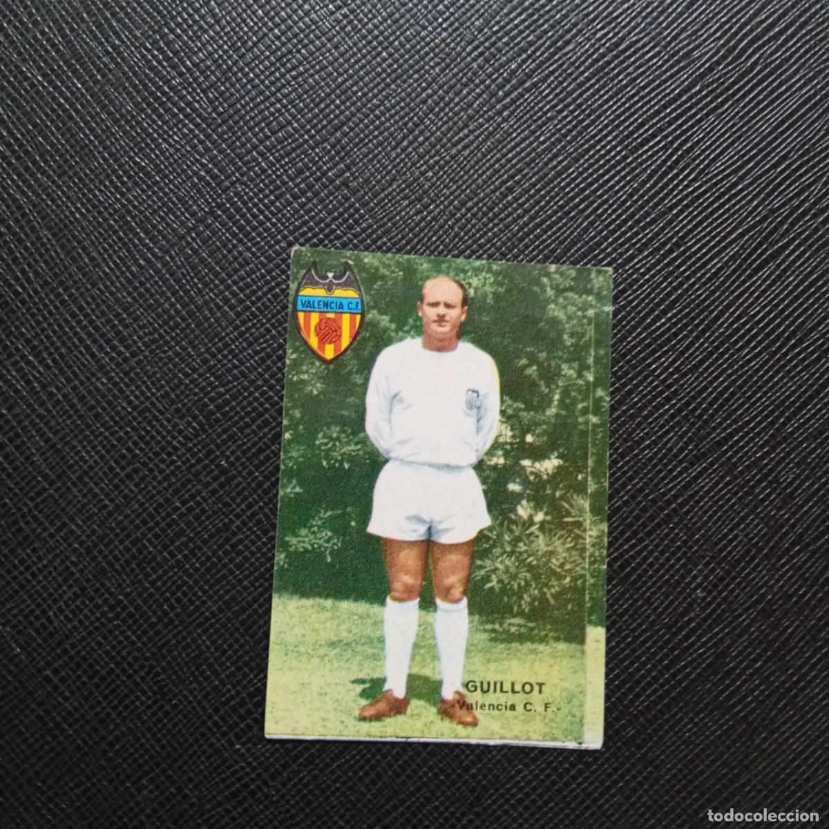 Cromos de f&uacute;tbol: GUILLOT VALENCIA FHER 1967 1968 CROMO FUTBOL 67 68 LIGA - SIN PEGAR - A45 PG50