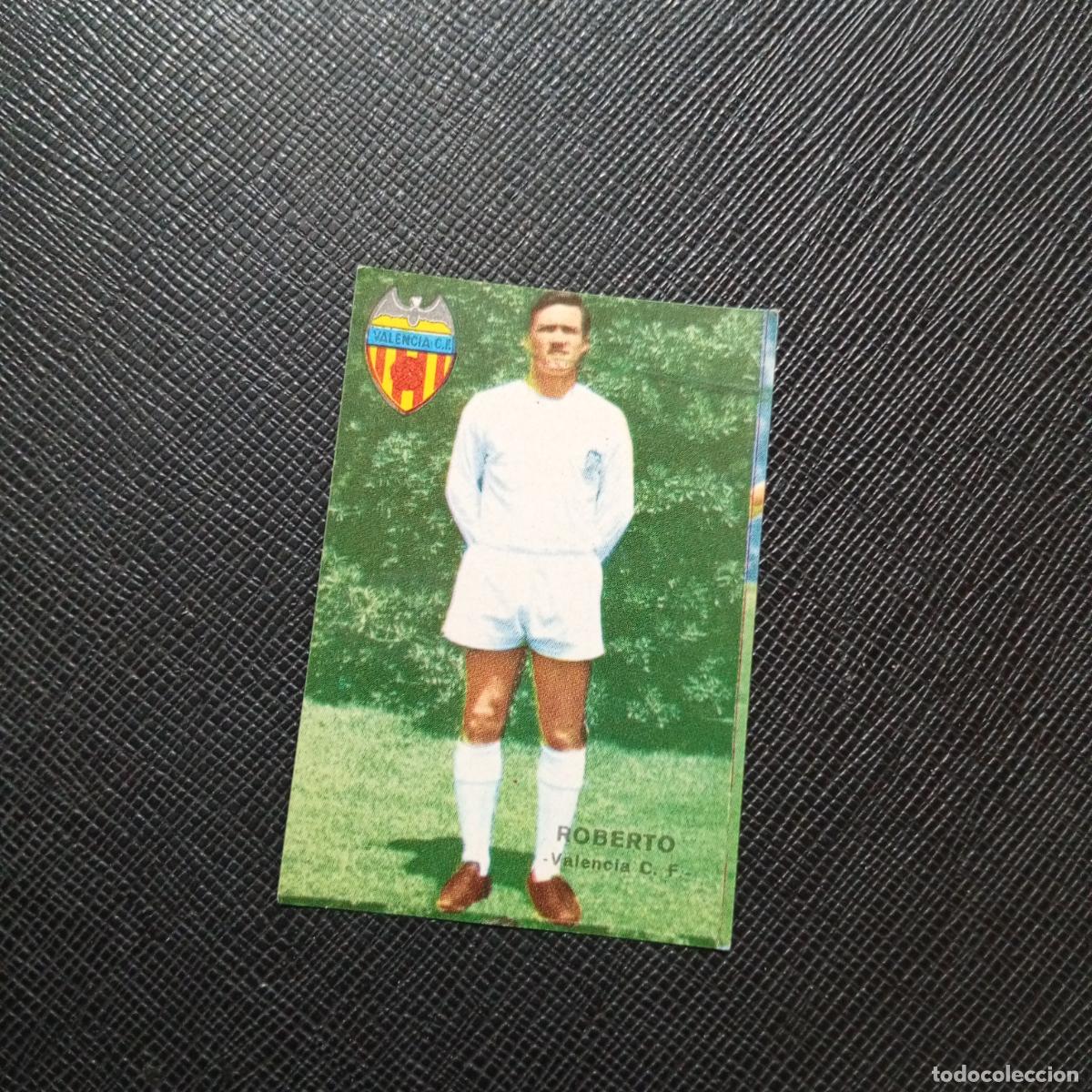 Cromos de f&uacute;tbol: ROBERTO VALENCIA FHER 1967 1968 CROMO FUTBOL 67 68 LIGA - SIN PEGAR - A194 PG8