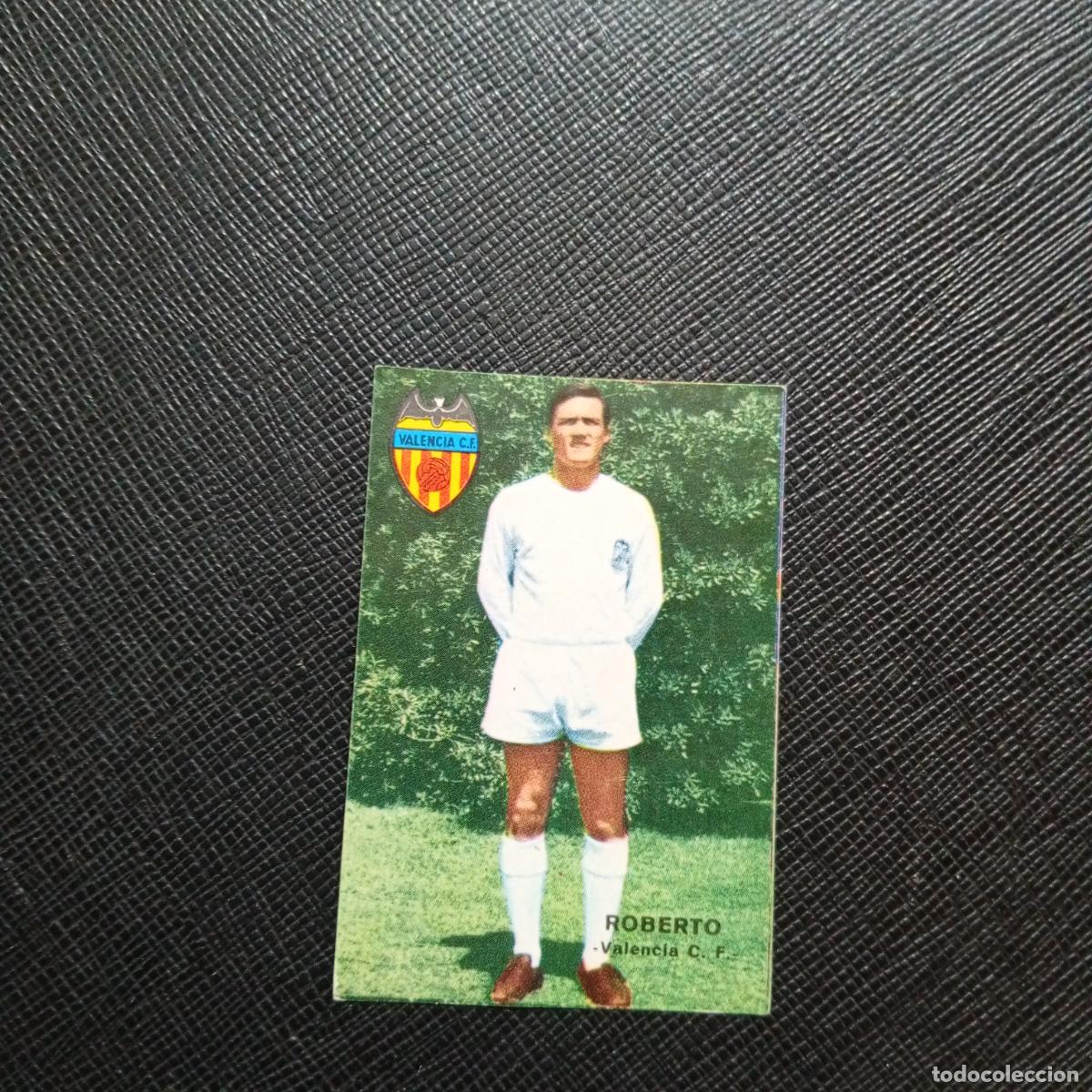 Cromos de f&uacute;tbol: ROBERTO VALENCIA FHER 1967 1968 CROMO FUTBOL 67 68 LIGA - SIN PEGAR - A194 PG9 B