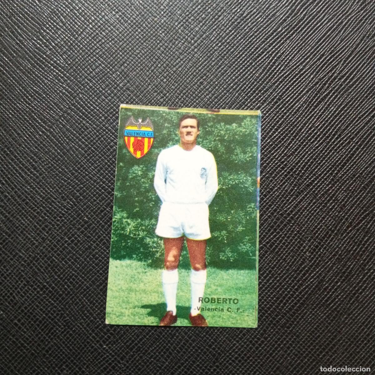 Cromos de f&uacute;tbol: ROBERTO VALENCIA FHER 1967 1968 CROMO FUTBOL 67 68 LIGA - SIN PEGAR - A194 PG11