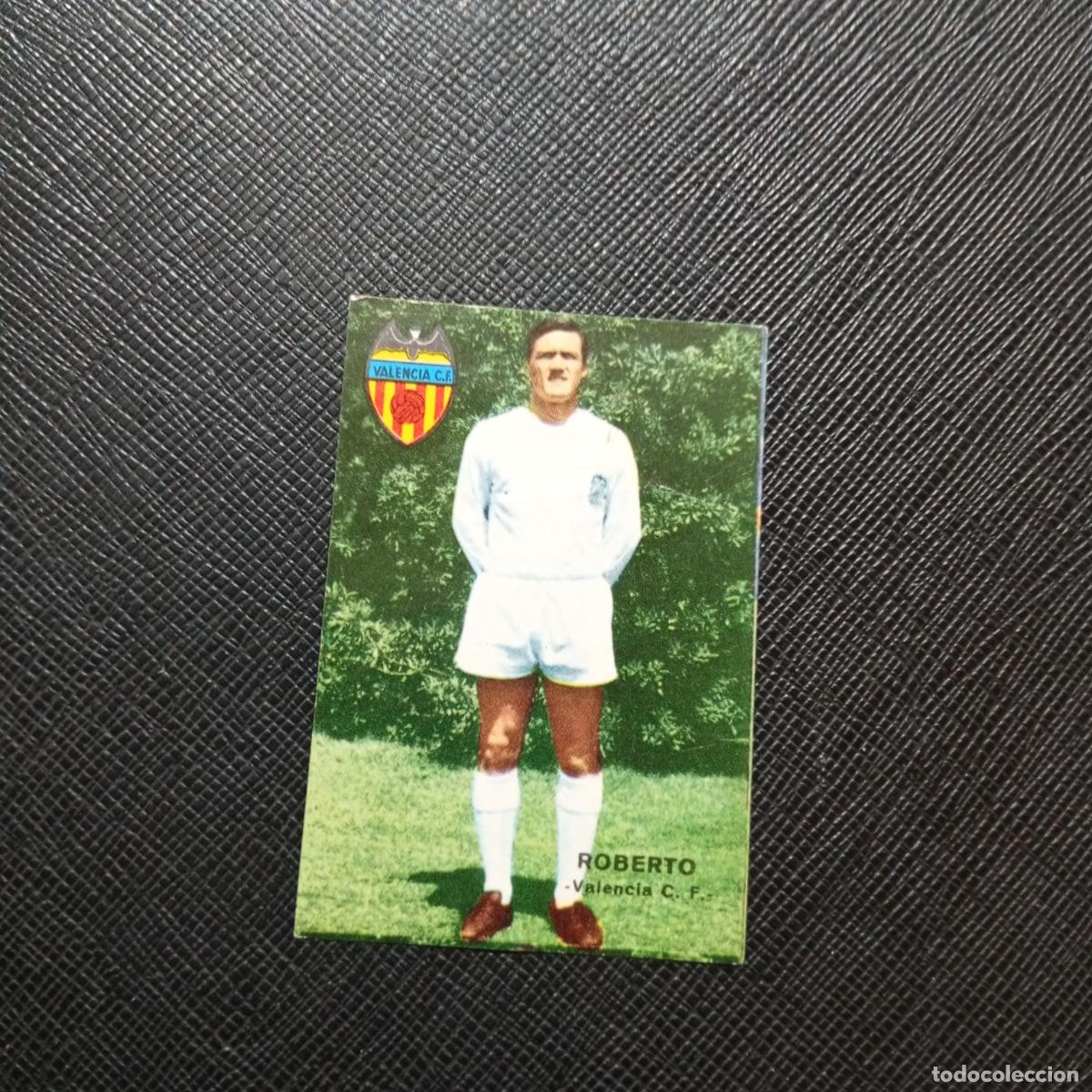 Cromos de f&uacute;tbol: ROBERTO VALENCIA FHER 1967 1968 CROMO FUTBOL 67 68 LIGA - SIN PEGAR - A194 PG11 B